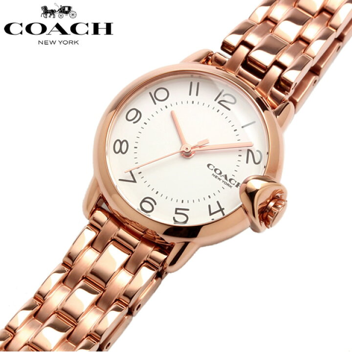 楽天市場 Coach コーチ 腕時計 レディース ステンレスベルト 女性用 ブランド 時計 人気 ローズゴールド Cameron
