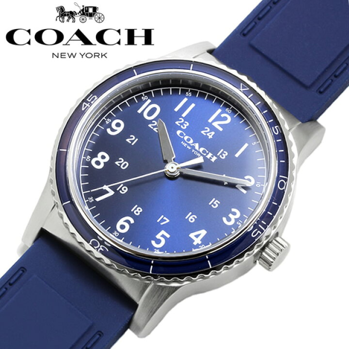 楽天市場】COACH コーチ メンズ 腕時計 時計 リビングトン ラバー 