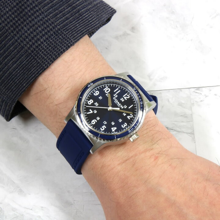 楽天市場】COACH コーチ メンズ 腕時計 時計 リビングトン ラバー 