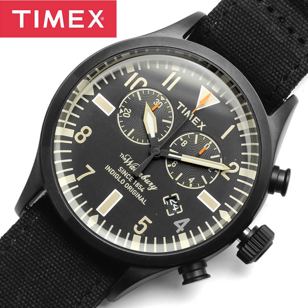 TIMEX タイメックス 腕時計 WATERBURY クロノグラフ メンズ ナイロン ナトーベルト おしゃれ 人気 ウォッチ ギフト プレゼント  ABT005 | CAMERON