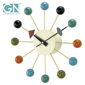 George Nelson ジョージ・ネルソン ボール・クロック 掛け時計 時計 カラフル インテリア おしゃれ 壁掛け GN397C