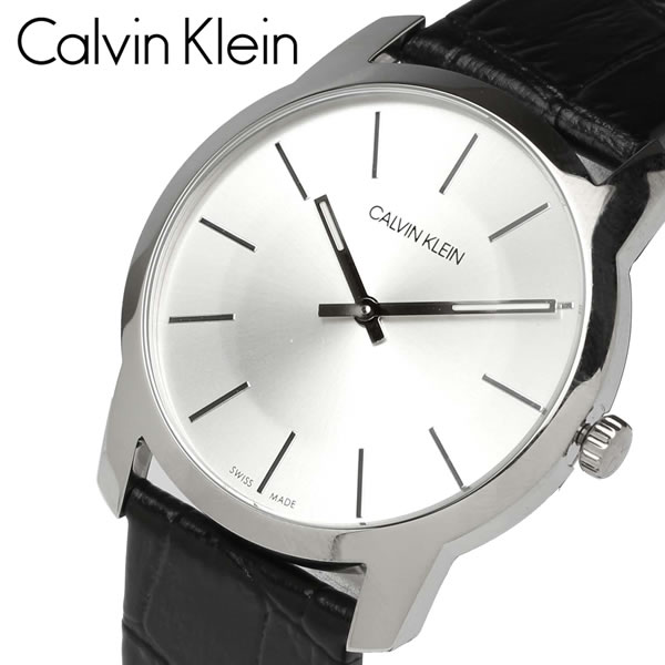 CalvinKlein カルバンクライン CK 腕時計 メンズ 男性用 シティ City 2針 レザー 型押し クラシック ブランド 人気 ウォッチ  K2G221C6 | CAMERON