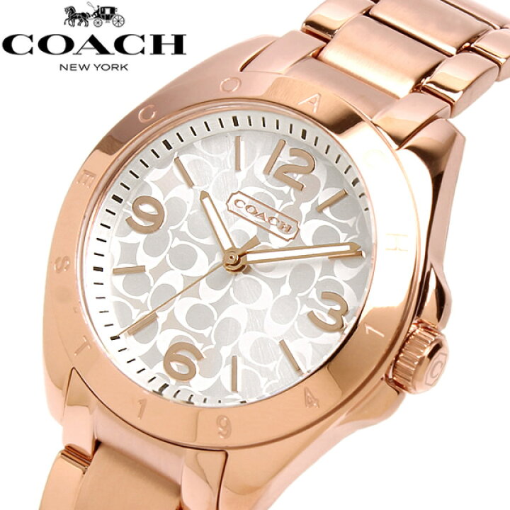 楽天市場】COACH コーチ 腕時計 レディース ステンレスベルト 女性用 