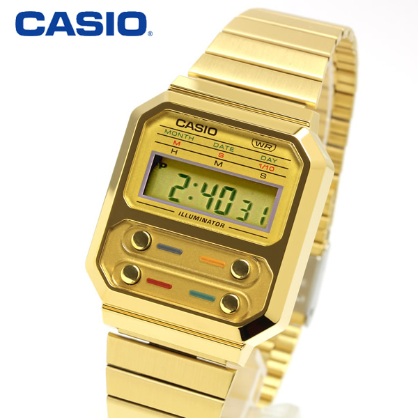 CASIO STANDARD カシオ スタンダード A100WEG-9A 腕時計 時計 ブランド メンズ レディース ギフト プレゼント |  CAMERON