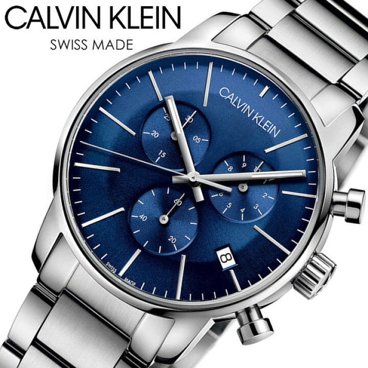 楽天市場】Calvin Klein カルバンクライン 腕時計 メンズ 43mm クロノ 