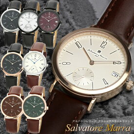 Salvatore Marra サルバトーレマーラ 腕時計 メンズ レディース 革ベルト レザー 36mm ウォッチ ブランド 人気 シンプル SM21110