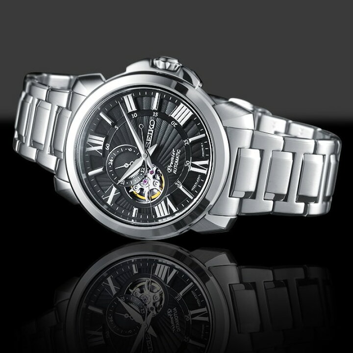 楽天市場】SEIKO セイコー 腕時計 メンズ プルミエ オープンハート 