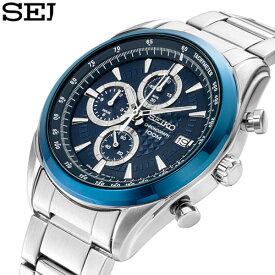 【楽天スーパーSALE】SEIKO セイコー 腕時計 メンズ クロノグラフ 日本製 ジャパンモデル 10気圧防水 ssb177j1