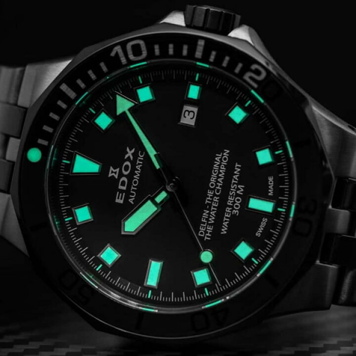 楽天市場】Edox エドックス 腕時計 メンズ デルフィン ダイバー デイト 