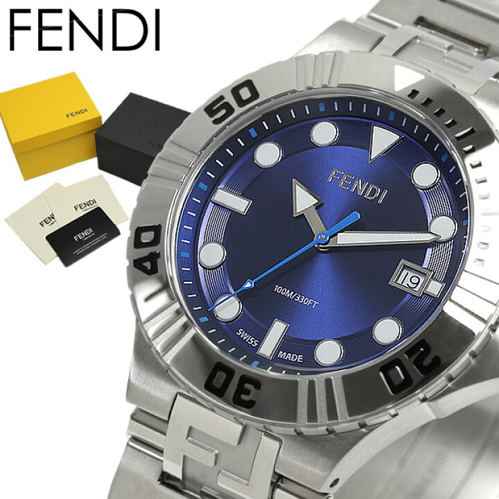 楽天市場】FENDI フェンディ 腕時計 メンズ スイス製 男性用 シルバー  