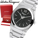 SalvatoreFerragamo サルヴァトーレフェラガモ 腕時計 メンズ ブランド プレゼント ステンレス シルバー ブラック シンプル ガンチーニ ベガ sfyf00621