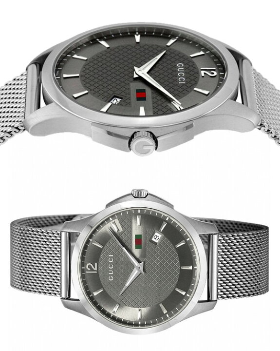 楽天市場】グッチ 時計 メンズ 腕時計 GUCCI Gタイムレス 42mm グレー 