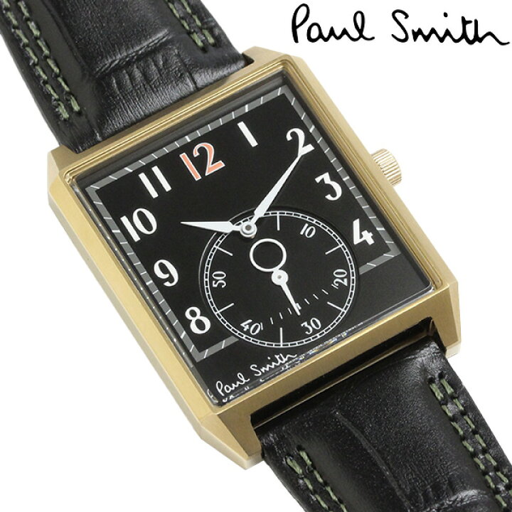 楽天市場】ポールスミス PAUL SMITH 腕時計 メンズ ブラック ゴールド 