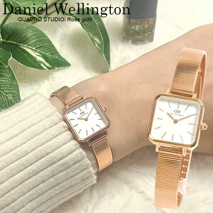 �_�j�G���E�F�����g�� �r���v ���f�B�[�X �u�����h 22mm �X�N�G�A �N�A�h�� ���b�V���x���g �v���[���g �M�t�g ���[�Y�S�[���h �z���C�g Daniel Wellington DW00100517