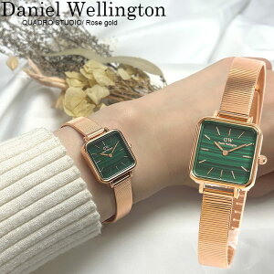 �_�j�G���E�F�����g�� �r���v ���f�B�[�X �u�����h 22mm �X�N�G�A �N�A�h�� ���b�V���x���g �v���[���g �M�t�g ���[�Y�S�[���h �O���[�� Daniel Wellington DW00100520