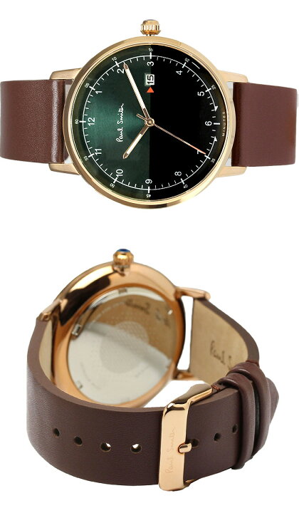 楽天市場】ポールスミス Paul Smith 腕時計 メンズ 革ベルト 41mm 