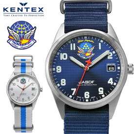 【国内正規品】KENTEX ケンテックス 腕時計 メンズ レディース 日本製 ブルーインパルス Blue Impulse ブランド キッズ 飛行機 ナイロン ホワイト ブルー S806B-01 S806L-01