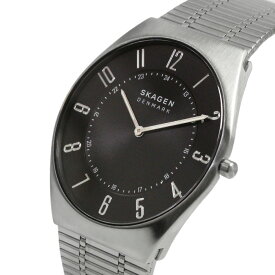 ブランド最薄4.85mm スカーゲン 腕時計 メンズ メッシュベルト ウォッチ グレーネン クオーツ 5気圧防水 シンプル 薄型 スリム 北欧 SKW6828 SKAGEN GRENEN