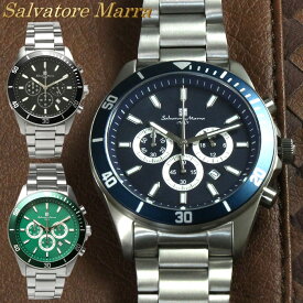 流通限定モデル Salvatore Marra サルバトーレマーラ クロノグラフ 腕時計 メンズ チタン 日本製ムーブメント 5気圧防水 ブランド ウォッチ ギフト 父の日 SM24104