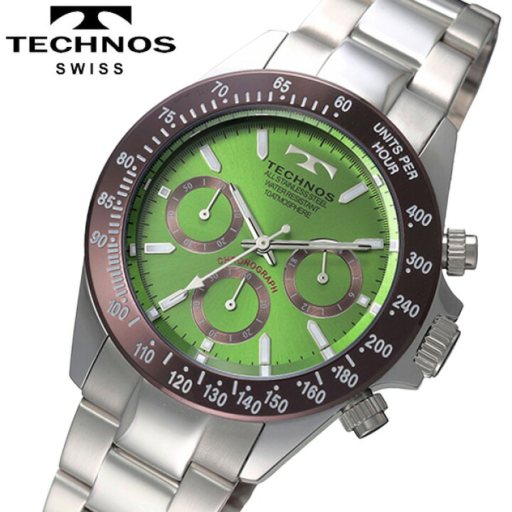 楽天市場】TECHNOS テクノス 腕時計 メンズ ウォッチ 男性用 クロノ 