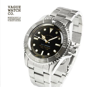 �y���K�i�z���@�[�O�E�H�b�` �r���v �����Y �E�H�b�` �������� 10�C���h�� 40mm �u���b�N VAGUE WATCH Co. GRY FAD �O���[�t�F�h GF-L-001