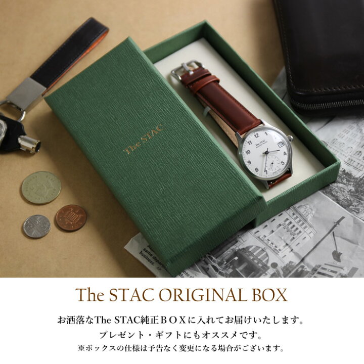 チタン】ザ・スタック The STAC 日本製 国産 腕時計 ウォッチ 36mm 
