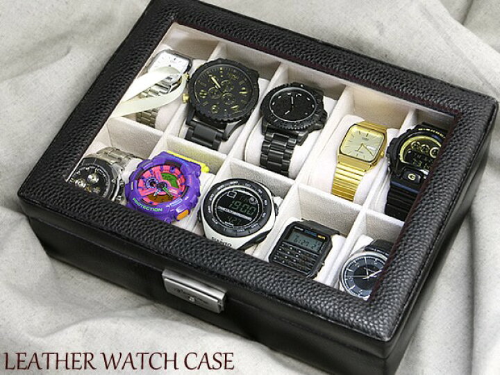 市場】腕時計ケース ウォッチケース 収納ケース 時計ケース コレクションケース 本革 レザー ボックス 箱 うでどけい BOX CASE【時計  ケース】 : CAMERON
