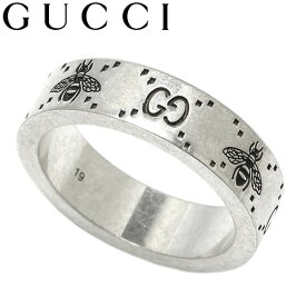 【楽天スーパーSALE】GUCCI グッチ リング 指輪 シルバー GG ビー ハチ メンズ ブランド プレゼント イタリア製 728389 J8400 0728