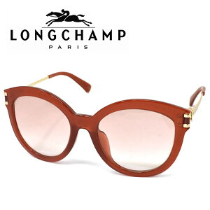 LONGCHAMP �����V���� �T���O���X ���f�B�[�X �u�����h �M�t�g �v���[���g ���C�g�u���E�� �N���A�I�����W �S�[���h lo604sa-726