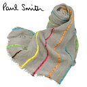 PAUL SMITH ポールスミス マフラー ストール メンズ シルク混 ブランド プレゼント m2a668eas6370