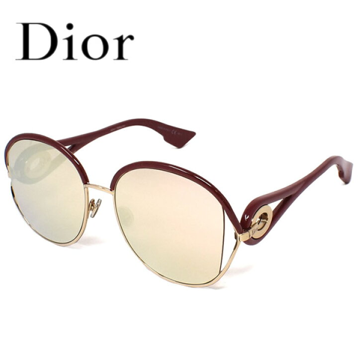 楽天市場】DIOR ディオール サングラス レディース バーガンディ  