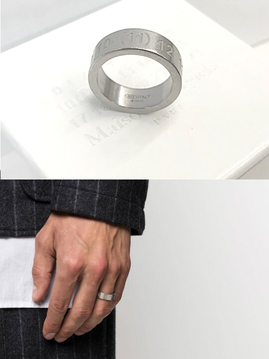 楽天市場】MAISON MARGIELA メゾンマルジェラ リング 指輪 シルバー  