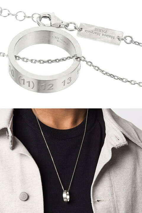 楽天市場】MAISON MARGIELA メゾンマルジェラ ネックレス シルバー  