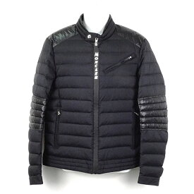 モンクレール ショートダウンジャケット メンズ MONCLER YVOIRE 1A50C 00 53333 999 ブラック サイズ1