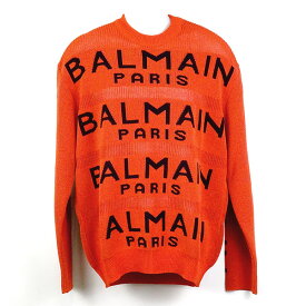 バルマン セーター メンズ BALMAIN BH1KE010KE07 MDI レッド サイズM