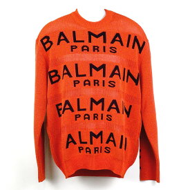 バルマン セーター メンズ BALMAIN BH1KE010KE07 MDI レッド サイズXL