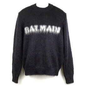 バルマン セーター メンズ BALMAIN BH0KD000KF38 EAB ブラック サイズM