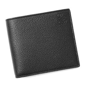 ロエベ 財布 メンズ バイフォールド ウォレット ブラック C660302X02 1100