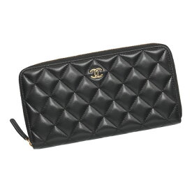 シャネル 財布 レディース CHANEL クラシック AP0242 Y01295 C3906 ブラック ゴールド金具