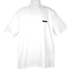 ベルルッティ Tシャツ メンズ BERLUTI レザータブTシャツ ホワイト R26JRS93003 JAEK 000 サイズM