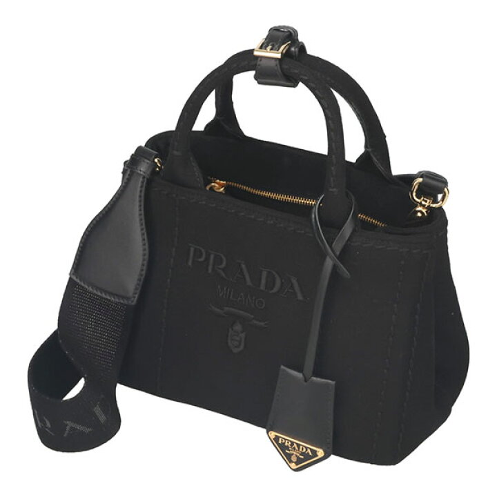 楽天市場】プラダ バッグ レディース PRADA カナパ コットンキャンバス 
