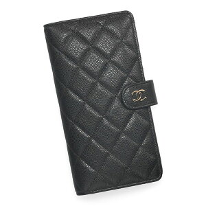 シャネル 財布 レディース CHANEL タイムレスクラシック AP4129 B10583 C3906 ブラック ゴールド金具