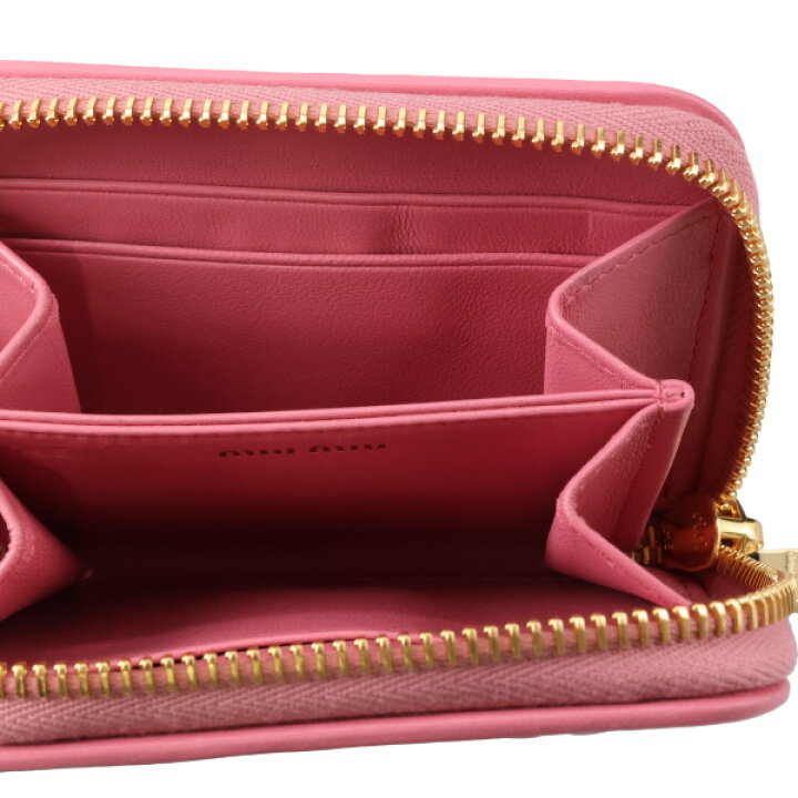 楽天市場】ミュウミュウ 財布 レディース MIUMIU マテラッセレザー 