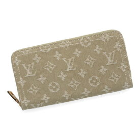ルイヴィトン 財布 レディース LOUIS VUITTON モノグラムデニム ジッピーウォレット カーキデニム M28297