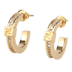 �t�F���f�B �s�A�X ���f�B�[�X FENDI �t�H�[�G�o�[�t�F���f�B�s�A�X 8AL216 ATEP F089U �S�[���h �N���X�^��