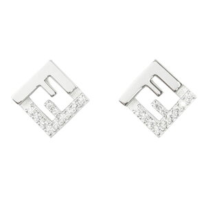 �t�F���f�B �s�A�X ���f�B�[�X FENDI �t�H�[�G�o�[�t�F���f�B�s�A�X 8AL294 ATEP F035M �V���o�[ �N���X�^��