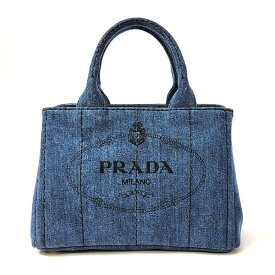 プラダ バッグ PRADA カナパ デニム 1BG439 AJ6 ブルー