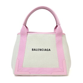 バレンシアガ バッグ BALENCIAGA ネイビー スモールカバス 339933 2HH3N 5961 オフホワイト+ピンク