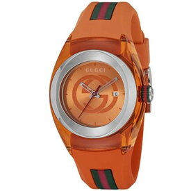 グッチ 腕時計 SYNC シンク オレンジ メンズ GUCCI YA137311