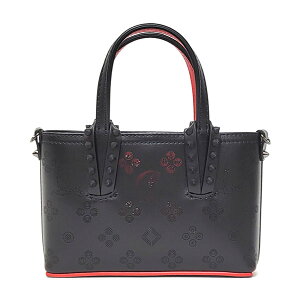 �N���X�`�������u�^�� �o�b�O ���f�B�[�X Christian Louboutin �J�o�^ �i�m CABATA E/W NANOI 3225080 �u���b�N
